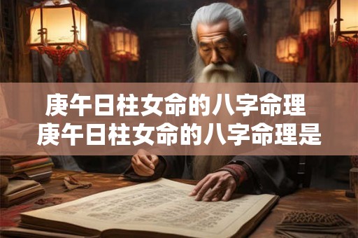 庚午日柱女命的八字命理 庚午日柱女命的八字命理是什么 庚午日柱女命的八字命理 庚午日柱女命的八字命理是什么
