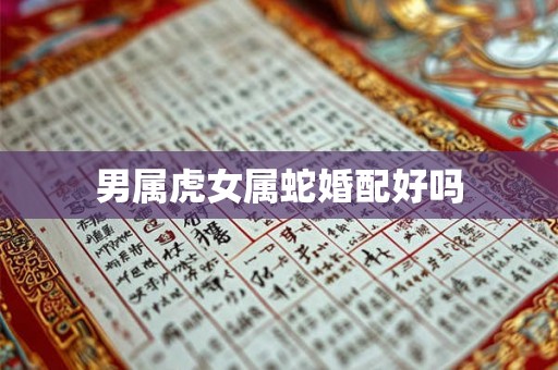 男属虎女属蛇婚配好吗 男属虎女属蛇婚配好吗