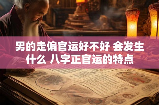男的走偏官运好不好 会发生什么 八字正官运的特点