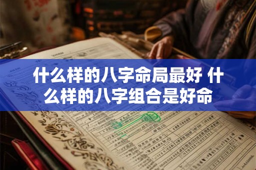 什么样的八字命局最好 什么样的八字组合是好命 什么样的八字命局最好 什么样的八字组合是好命
