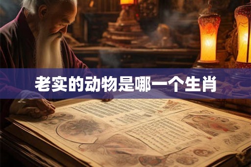 老实的动物是哪一个生肖