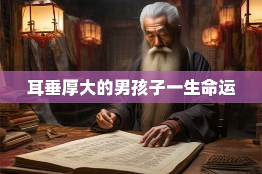 耳垂厚大的男孩子一生命运