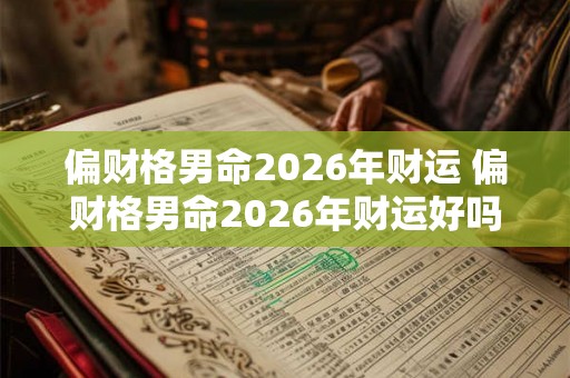偏财格男命2026年财运 偏财格男命2026年财运好吗 偏财格男命2026年财运 偏财格男命2026年财运好吗