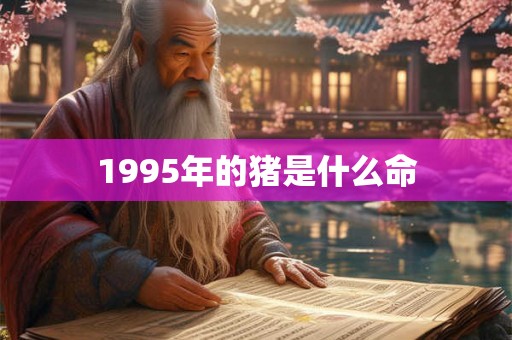 1995年的猪是什么命