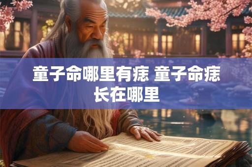 童子命哪里有痣 童子命痣长在哪里