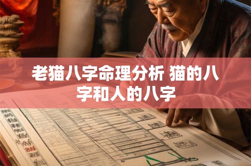 老猫八字命理分析 猫的八字和人的八字 老猫八字命理分析 猫的八字和人的八字