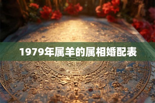 1979年属羊的属相婚配表 1979年属羊的属相婚配表