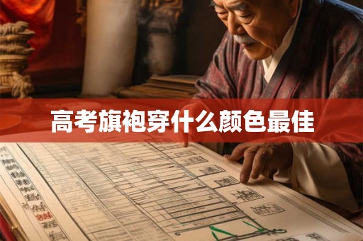 高考旗袍穿什么颜色最佳 高考旗袍穿什么颜色最佳
