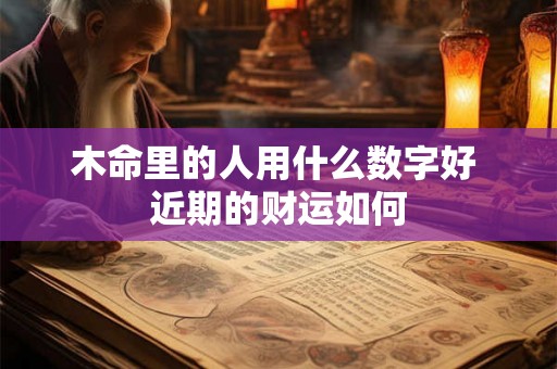 木命里的人用什么数字好 近期的财运如何 木命里的人用什么数字好 近期的财运如何