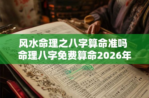 风水命理之八字算命准吗 命理八字免费算命2026年运势