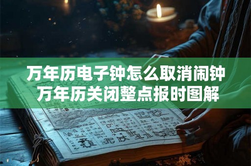 万年历电子钟怎么取消闹钟 万年历关闭整点报时图解 万年历电子钟怎么取消闹钟 万年历关闭整点报时图解