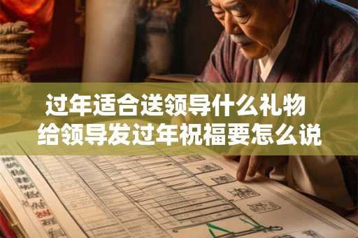 过年适合送领导什么礼物 给领导发过年祝福要怎么说 过年适合送领导什么礼物 给领导发过年祝福要怎么说