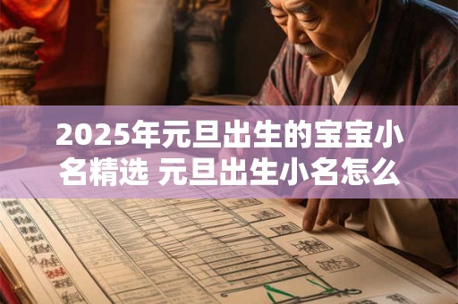 2025年元旦出生的宝宝小名精选 元旦出生小名怎么取
