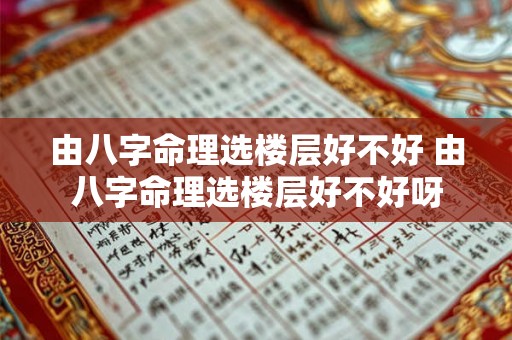 由八字命理选楼层好不好 由八字命理选楼层好不好呀 由八字命理选楼层好不好 由八字命理选楼层好不好呀