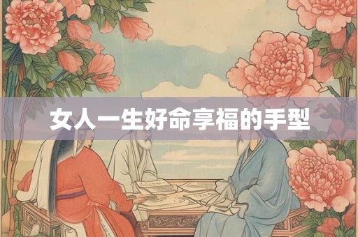 女人一生好命享福的手型 女人一生好命享福的手型