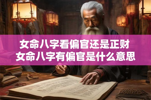 女命八字看偏官还是正财 女命八字有偏官是什么意思 女命八字看偏官还是正财 女命八字有偏官是什么意思