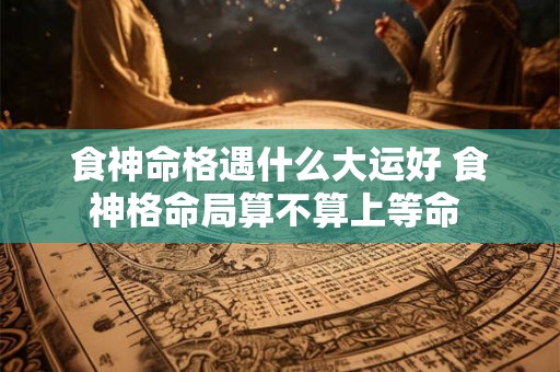 食神命格遇什么大运好 食神格命局算不算上等命 食神命格遇什么大运好 食神格命局算不算上等命
