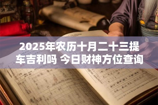 2025年农历十月二十三提车吉利吗 今日财神方位查询 2025年农历十月二十三提车吉利吗 今日财神方位查询