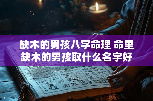 缺木的男孩八字命理 命里缺木的男孩取什么名字好 缺木的男孩八字命理 命里缺木的男孩取什么名字好