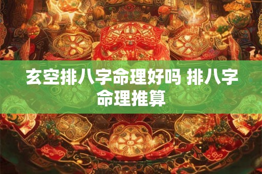 玄空排八字命理好吗 排八字命理推算 玄空排八字命理好吗 排八字命理推算