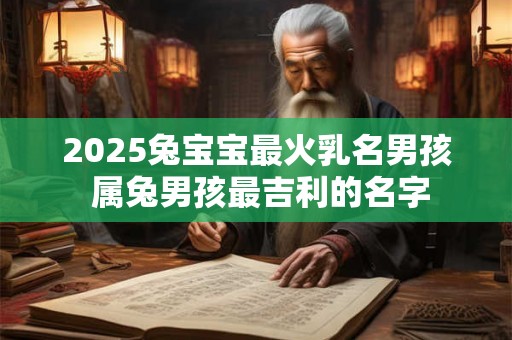 2025兔宝宝最火乳名男孩 属兔男孩最吉利的名字 2025兔宝宝最火乳名男孩 属兔男孩最吉利的名字