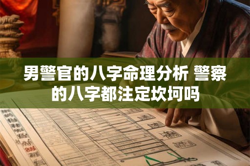 男警官的八字命理分析 警察的八字都注定坎坷吗