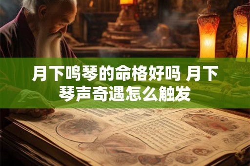 月下鸣琴的命格好吗 月下琴声奇遇怎么触发 月下鸣琴的命格好吗 月下琴声奇遇怎么触发