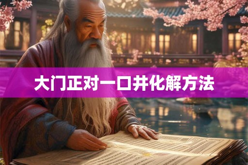 大门正对一口井化解方法 大门正对一口井化解方法