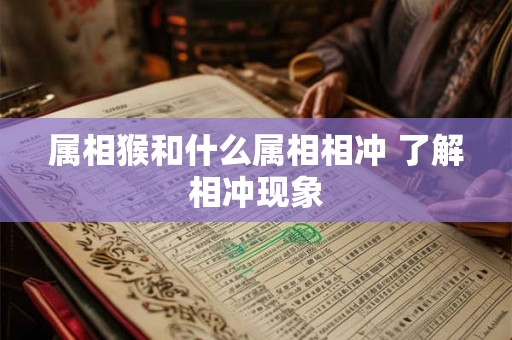 属相猴和什么属相相冲 了解相冲现象 属相猴和什么属相相冲 了解相冲现象