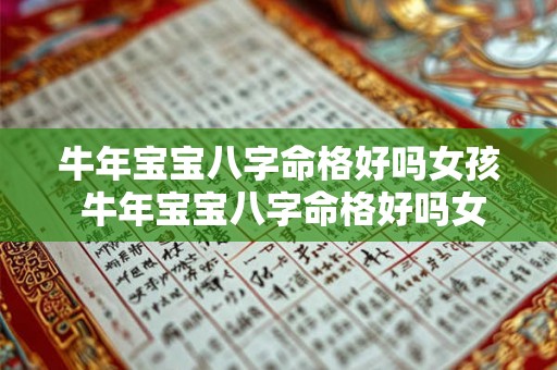 牛年宝宝八字命格好吗女孩 牛年宝宝八字命格好吗女孩名字 牛年宝宝八字命格好吗女孩 牛年宝宝八字命格好吗女孩名字