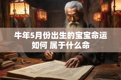 牛年5月份出生的宝宝命运如何 属于什么命 牛年5月份出生的宝宝命运如何 属于什么命