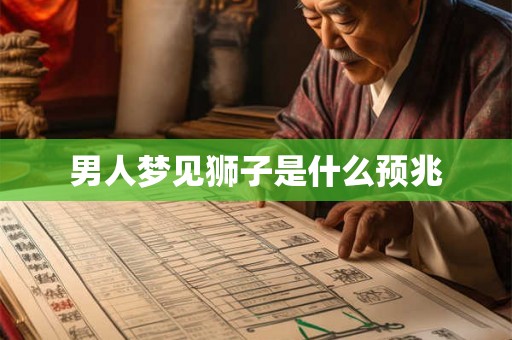 男人梦见狮子是什么预兆 男人梦见狮子是什么预兆