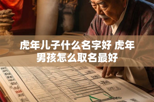 虎年儿子什么名字好 虎年男孩怎么取名最好 虎年儿子什么名字好 虎年男孩怎么取名最好