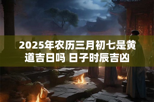 2025年农历三月初七是黄道吉日吗 日子时辰吉凶
