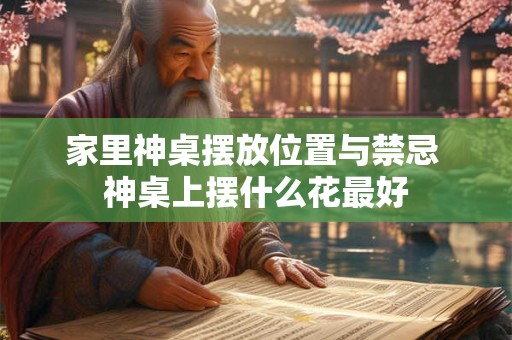 家里神桌摆放位置与禁忌 神桌上摆什么花最好