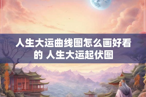 人生大运曲线图怎么画好看的 人生大运起伏图 人生大运曲线图怎么画好看的 人生大运起伏图
