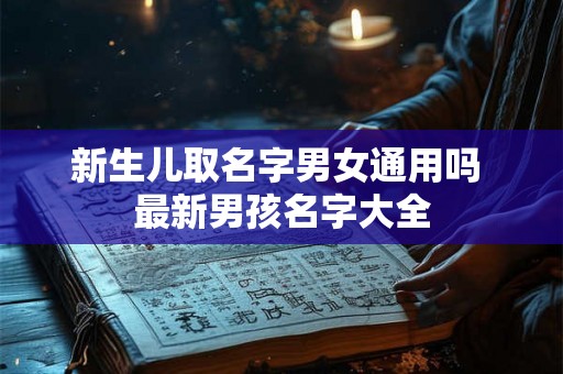 新生儿取名字男女通用吗 最新男孩名字大全