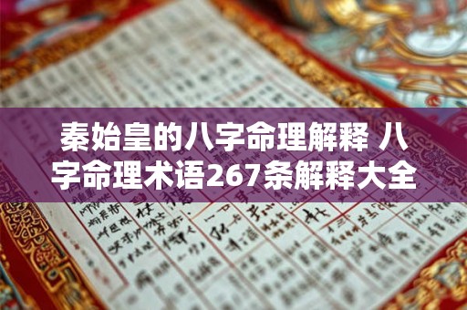 秦始皇的八字命理解释 八字命理术语267条解释大全 秦始皇的八字命理解释 八字命理术语267条解释大全
