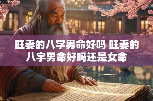 旺妻的八字男命好吗 旺妻的八字男命好吗还是女命 旺妻的八字男命好吗 旺妻的八字男命好吗还是女命