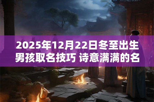 2025年12月22日冬至出生男孩取名技巧 诗意满满的名字