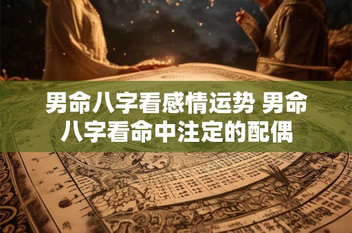 男命八字看感情运势 男命八字看命中注定的配偶 男命八字看感情运势 男命八字看命中注定的配偶