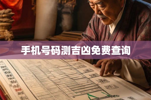 手机号码测吉凶免费查询 手机号码测吉凶免费查询