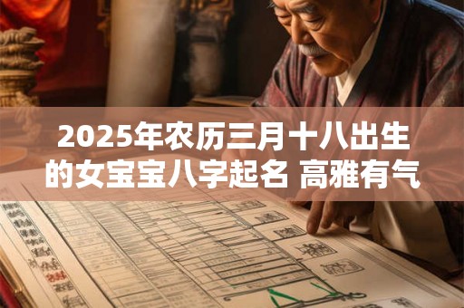 2025年农历三月十八出生的女宝宝八字起名 高雅有气质的孩名字