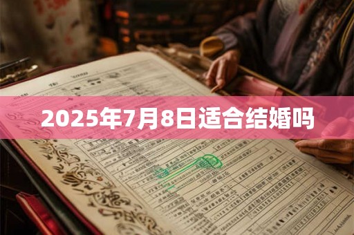 2025年7月8日适合结婚吗 2025年7月8日适合结婚吗