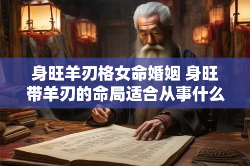 身旺羊刃格女命婚姻 身旺带羊刃的命局适合从事什么工作 身旺羊刃格女命婚姻 身旺带羊刃的命局适合从事什么工作