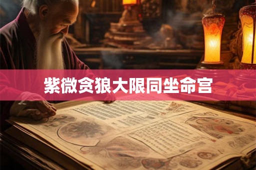 紫微贪狼大限同坐命宫 紫微贪狼大限同坐命宫