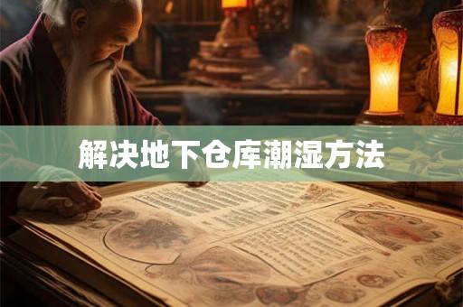 解决地下仓库潮湿方法 解决地下仓库潮湿方法