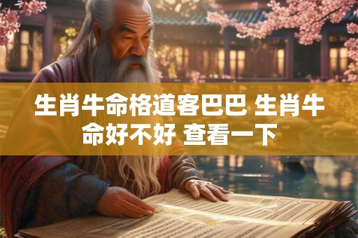 生肖牛命格道客巴巴 生肖牛命好不好 查看一下 生肖牛命格道客巴巴 生肖牛命好不好 查看一下