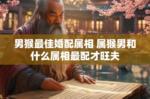 男猴最佳婚配属相 属猴男和什么属相最配才旺夫