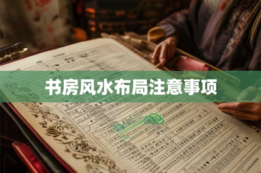 书房风水布局注意事项 书房风水布局注意事项